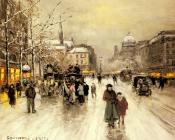 Place St Michel, Christmas - 爱德华·科尔特斯